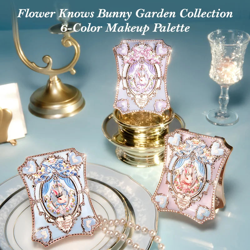 [NEW]Flower Knows Bunny Garden Collection 6-Color Makeup Palette
