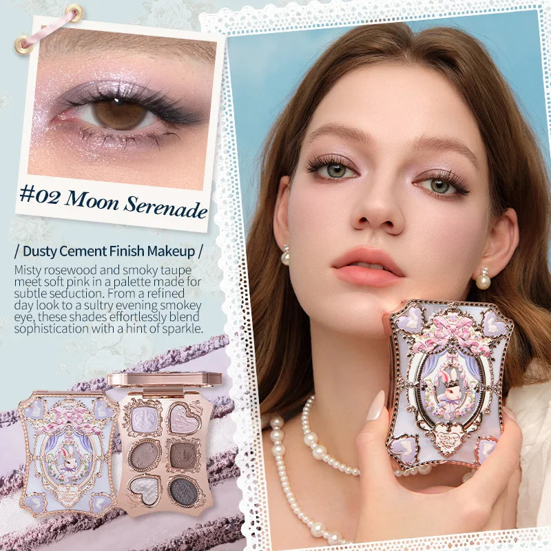 [NEW]Flower Knows Bunny Garden Collection 6-Color Makeup Palette