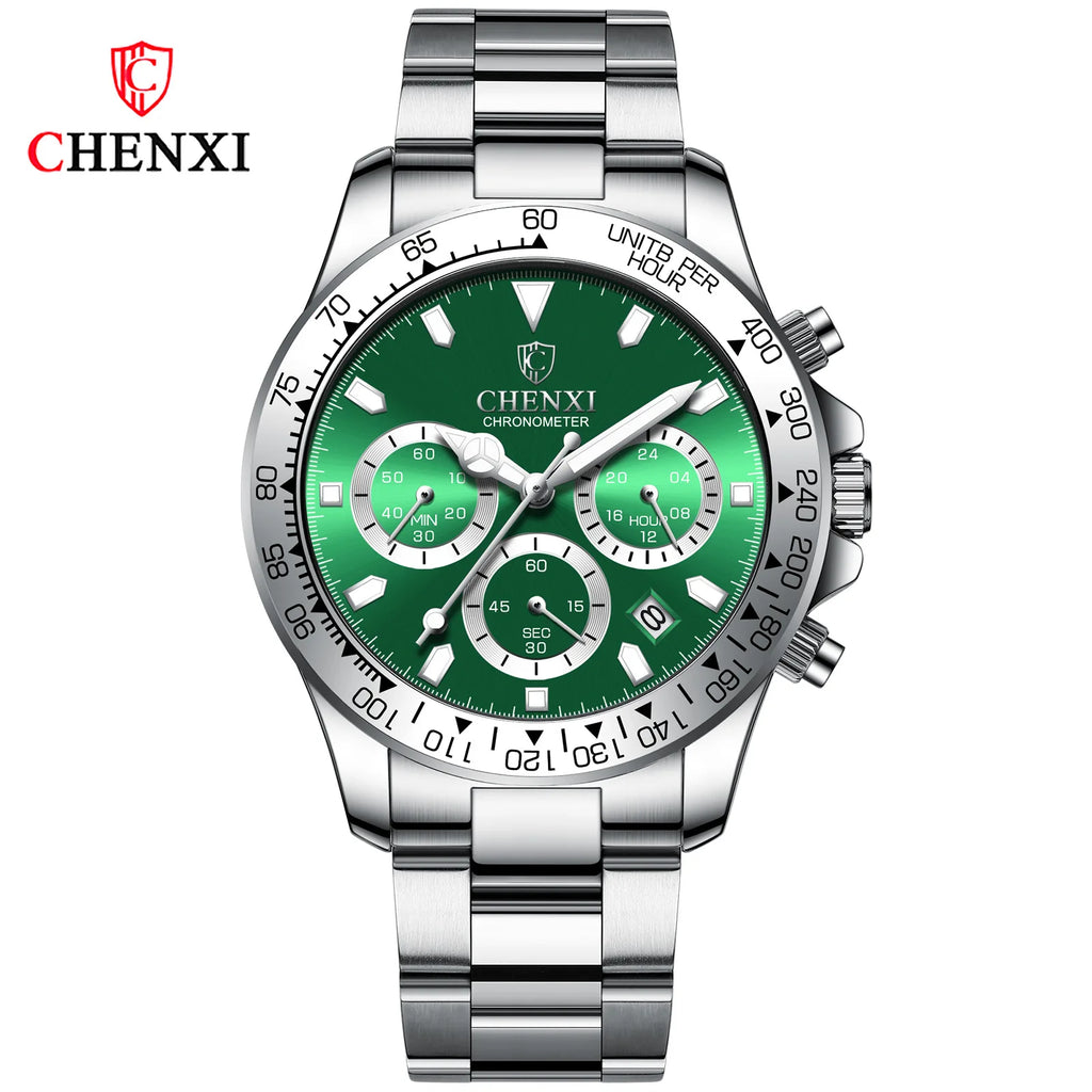 OEM CHENXI 908 Watches 2023 New Men's Quartz Watch Stylish Luminous Hands with Calendar Life Waterproof Men's Watches