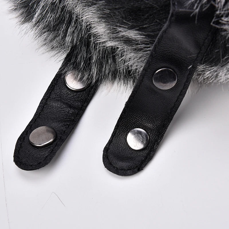 Fashion Fur Winter Bomber Hats Women Men Real Raccoon Fur Earflap Snow Cap Ski Hat Ushanka Trapper Hat for Men