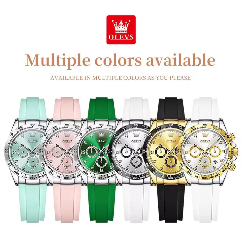 OLEVS 5618 Simple Original Waterproof Elegant Ladies Calendar Luxury Quartz Watch Women Hand Clock Top Brand Woman Watches
