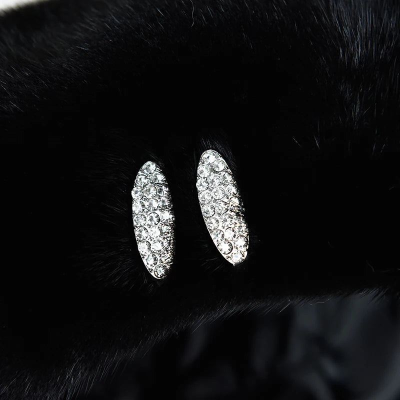Luxurious Whole Mink Fur Beret Hats for Women Fashion French Style Real Fur Beret for Winter Elegant Ladies Fur Beanie Wholesale