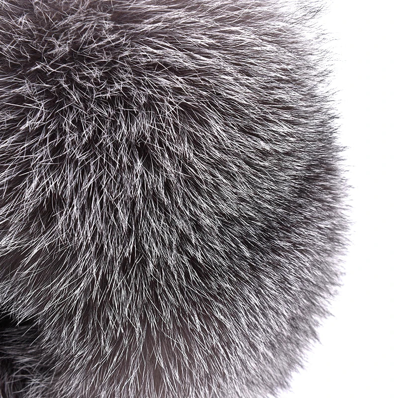 Winter Classic Real Raccoon Fur Russian Earflap Hat Real Leather Trapper Men Russian Ushanka Natural Fox Winter Fur Hats