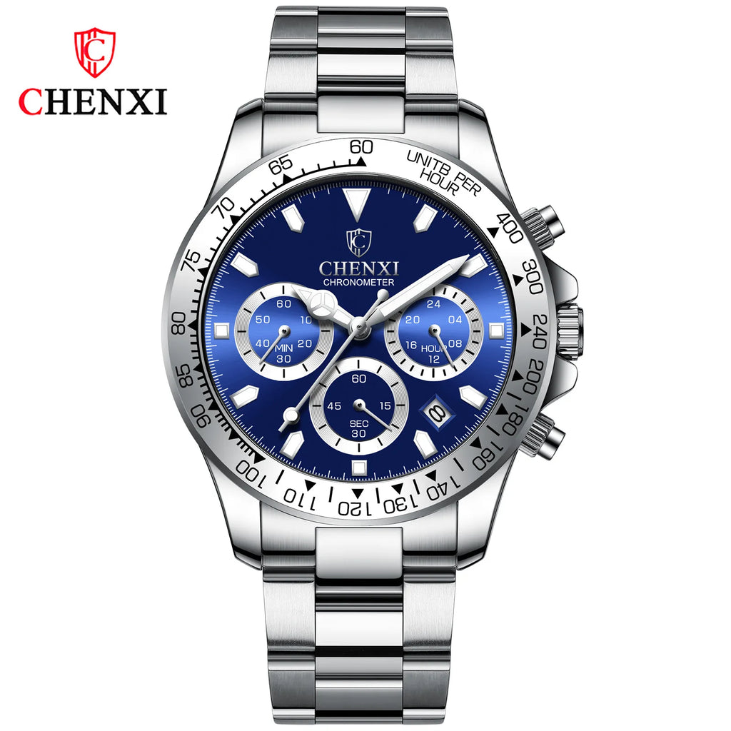 OEM CHENXI 908 Watches 2023 New Men's Quartz Watch Stylish Luminous Hands with Calendar Life Waterproof Men's Watches