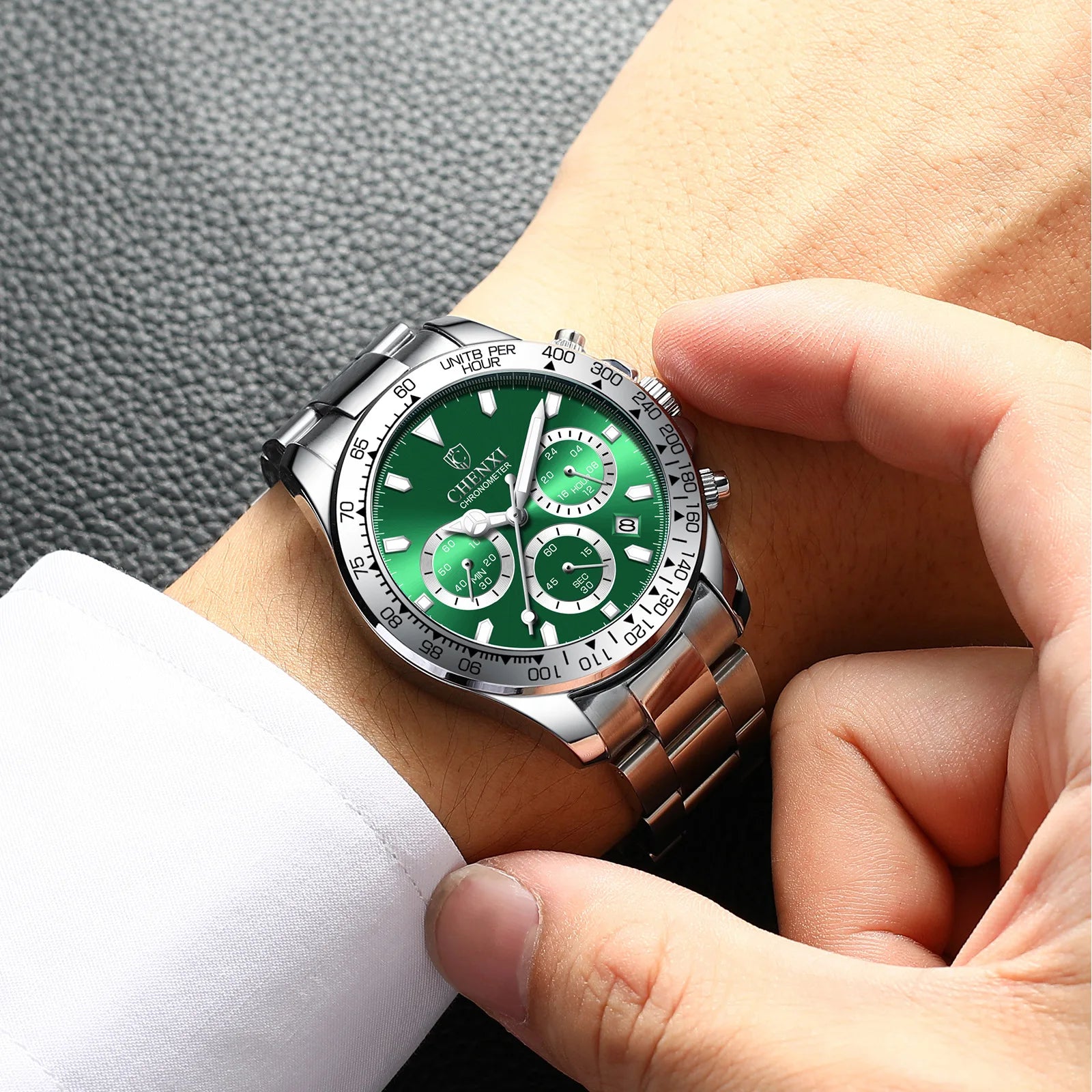 OEM CHENXI 908 Watches 2023 New Men's Quartz Watch Stylish Luminous Hands with Calendar Life Waterproof Men's Watches
