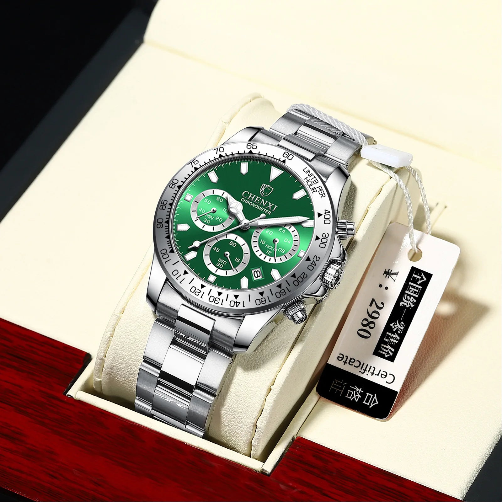OEM CHENXI 908 Watches 2023 New Men's Quartz Watch Stylish Luminous Hands with Calendar Life Waterproof Men's Watches