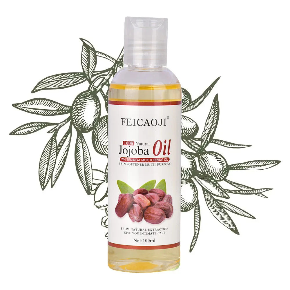 100ml Jojoba Body Oil Essential Oil Pure Natural Plant Oil Moisturizing Spa Scraping Massage Oil Health Care Skin Care Body Care