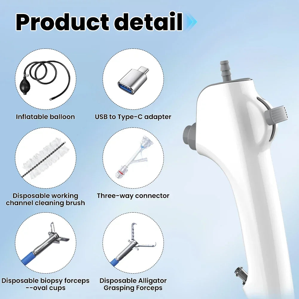 Disposable ENT Veterinary Endoscope Camera Multi-function Flexible Urology Endoscopy Cystoscope For Animal Pet Surgical