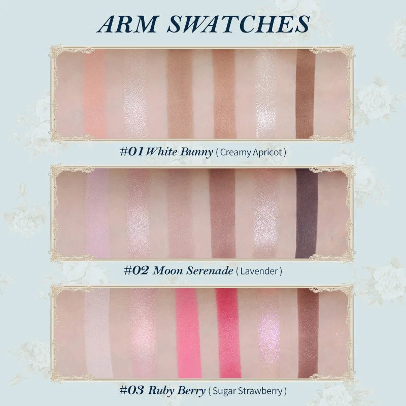 [NEW]Flower Knows Bunny Garden Collection 6-Color Makeup Palette