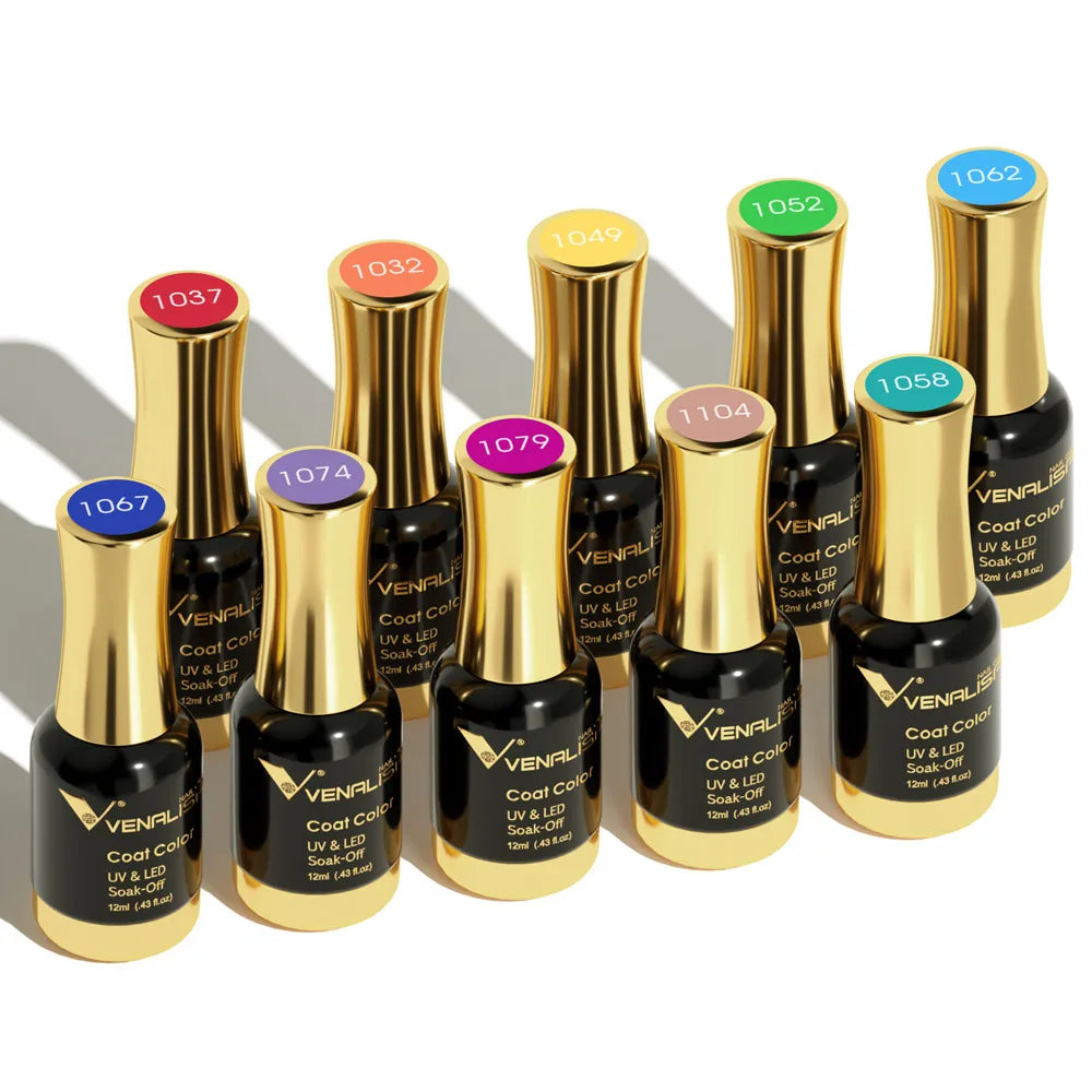 120pcs*12ml VENALISA Gel Varnish Whole Set Nail Salon Used Gel Polish Kits Luxury Color Palette Shining Glitter Starry Soak Off