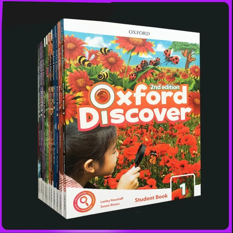 2 books Oxford Discover 2nd Edition Level 1 Student Book and Workbook Young Learners English Children Age 7-16 Years Old