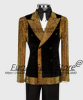 Gorgeous Sequins Graduation Ceremony Red Carpet Walk Show Men Suits Customized Slim Peak Lapel Groom Wedding Tuxedos Ropa Hombre