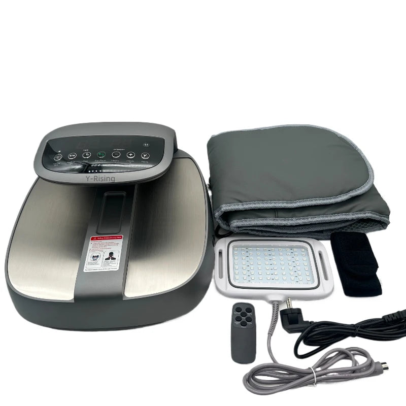 Terahertz therapy Red blue light 2 in 1 Health Protecting Feet Release Pressure Foot Massager Heating Blood Circulation Device