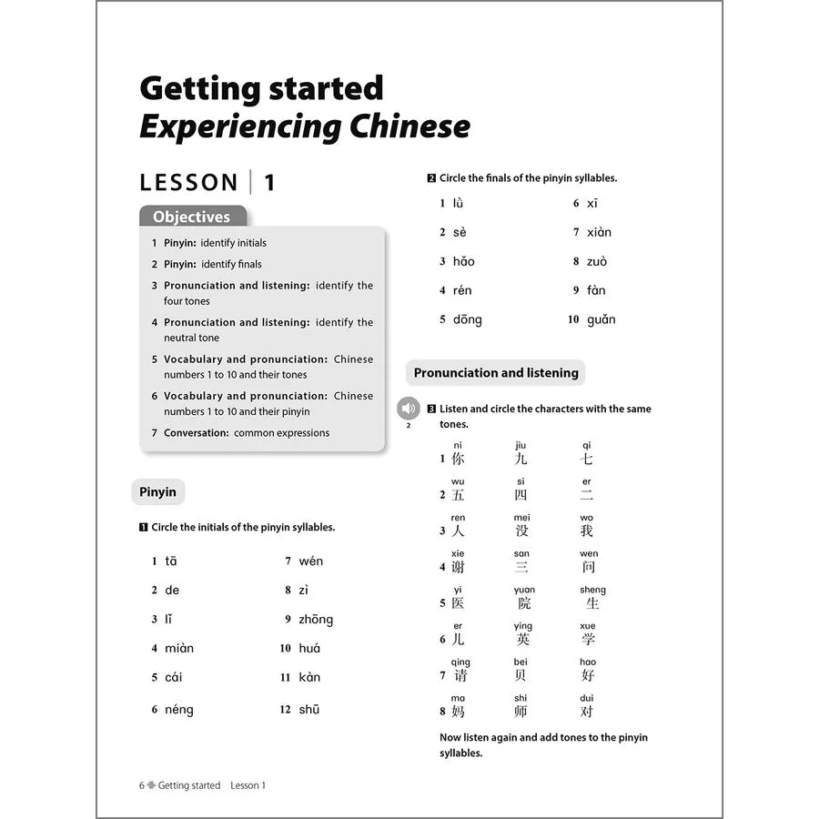 (2 Books) Discover China 1: Student's Book and Workbook