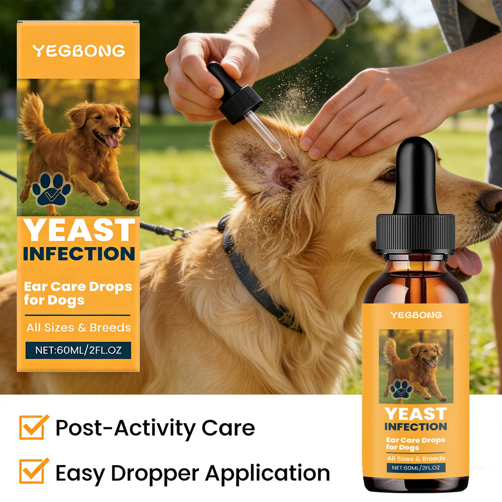 Dogs Ear Care Drops Effectively Removing Earwax Eliminating Odor Relieving Ear Itching Discomfort Gentle Formula Pet Ear Cleaner