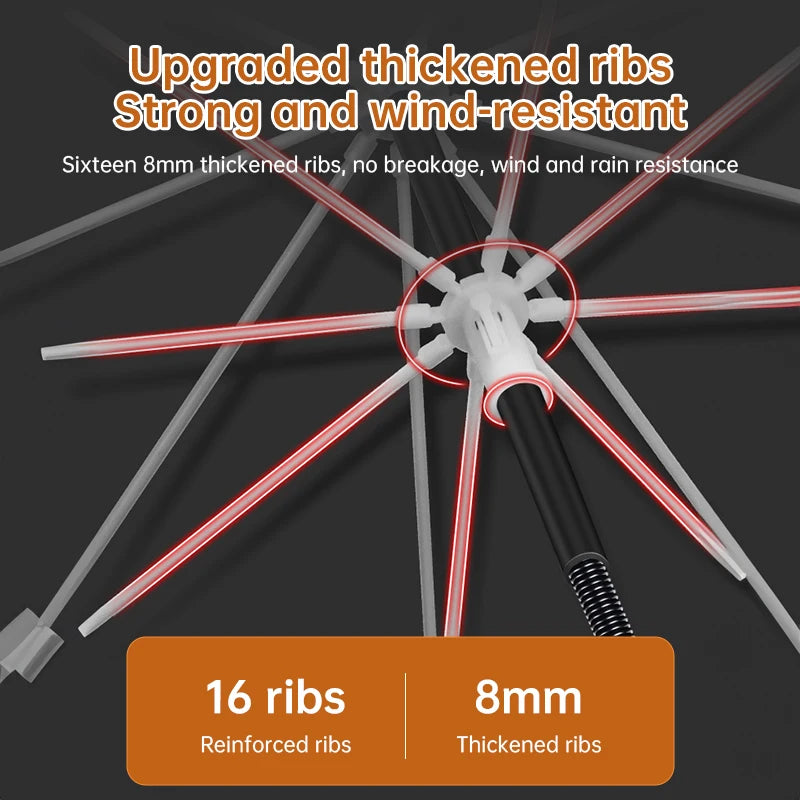 Outdoor Fishing Sunshade Umbrella 360 Degree Adjustable Clamp Beach Umbrella Anti UV Sun Parasol Fishing Waterproof Canopy