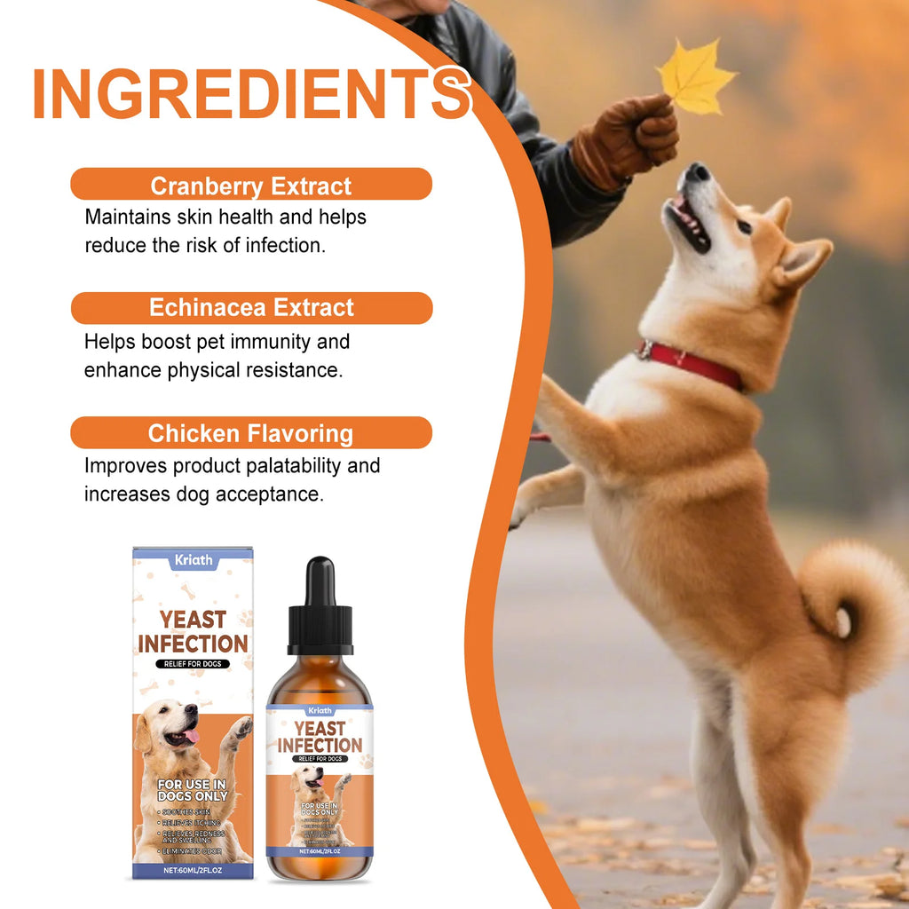 Dog Specific Herbal Drop Effectively Relieve Skin Itching Redness Maintain Immune System Health Chicken Flavor Herbal Care Drops