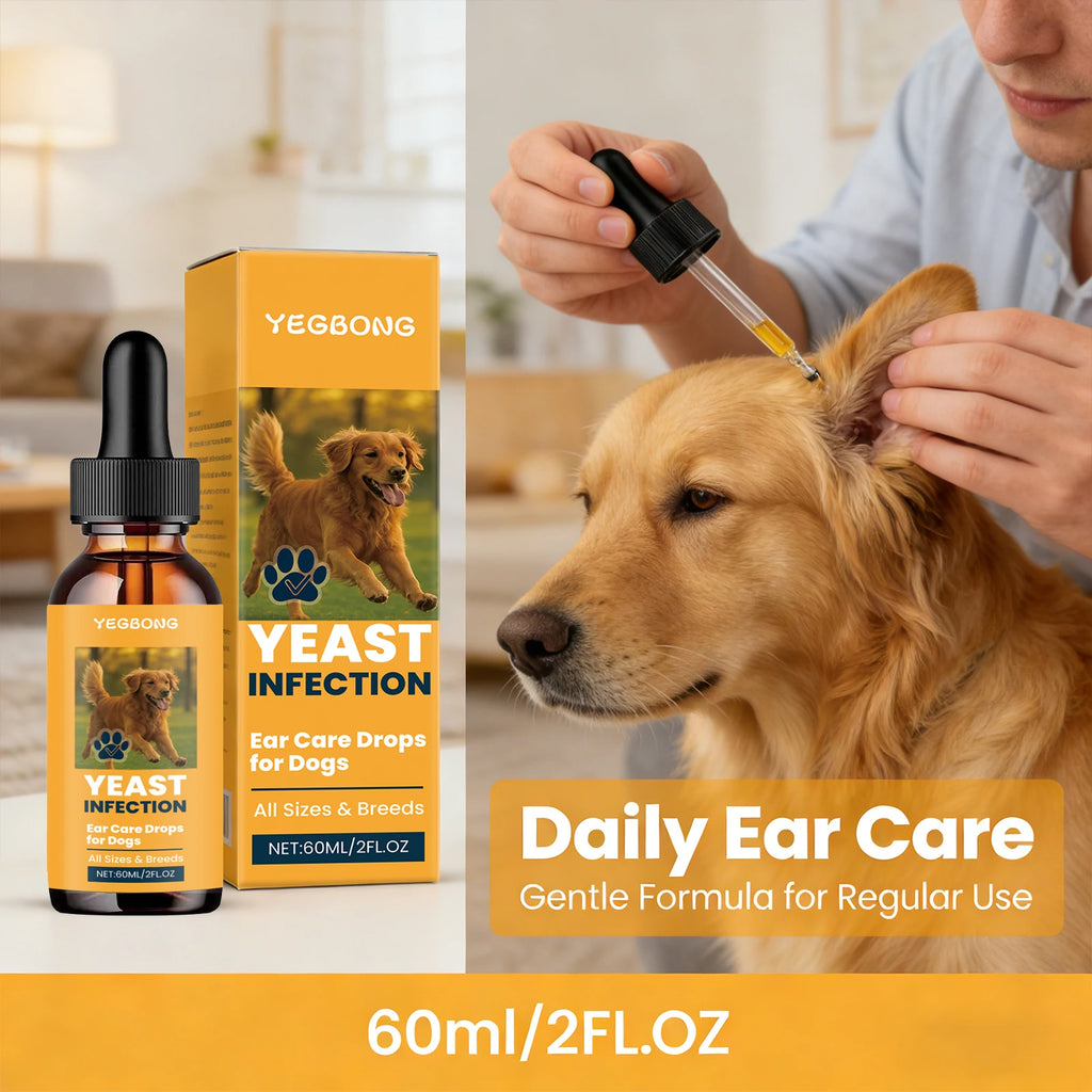 Dogs Ear Care Drops Effectively Removing Earwax Eliminating Odor Relieving Ear Itching Discomfort Gentle Formula Pet Ear Cleaner