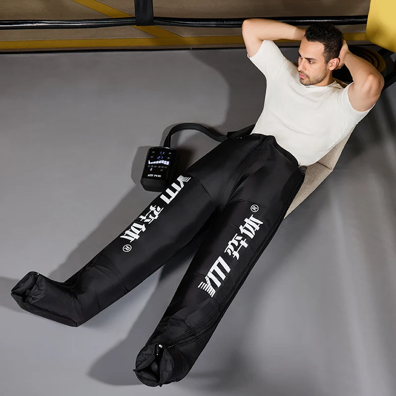YITI Pressure Therapy Leg Compression Boot Foot Muscle Massager Full-Body Lymphatic Drainage Therapy Machine 8 Chambers