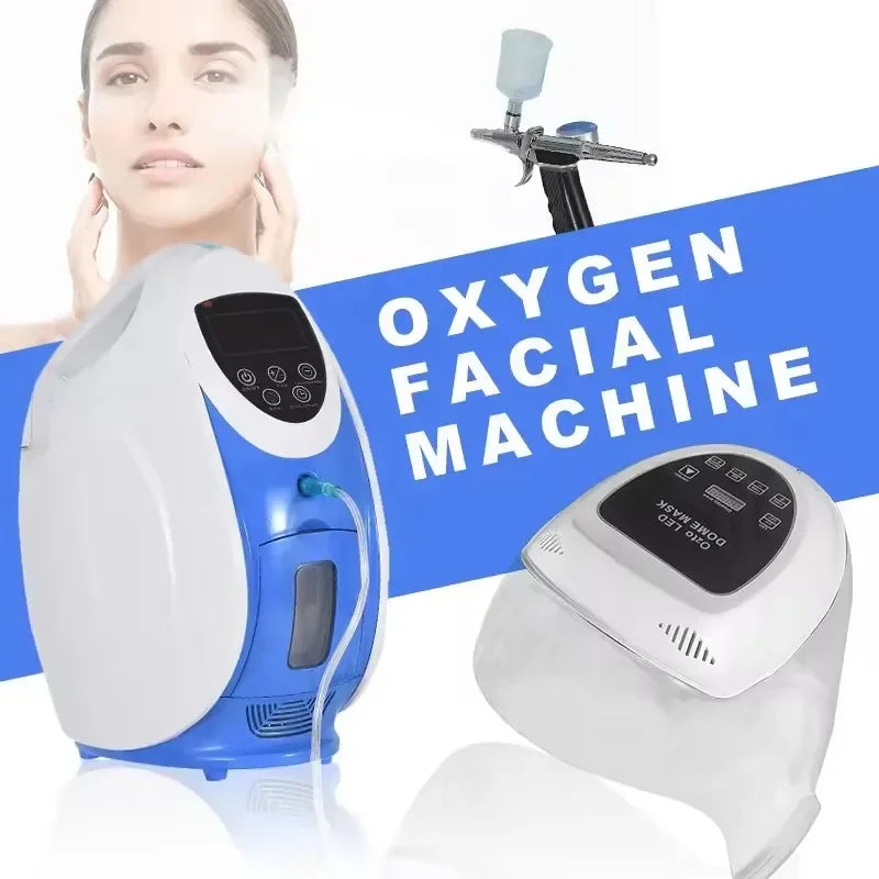 O2 to Derm with Oxygen Dome Facial Therapy Machine for Skin Rejuvenation