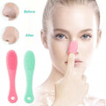1 Pcs Silicone Nose Brush Cleanses Face Removing Blackheads Cleaning Nose Brush Cleaning Exfoliating Face Wash Brush Care Tool