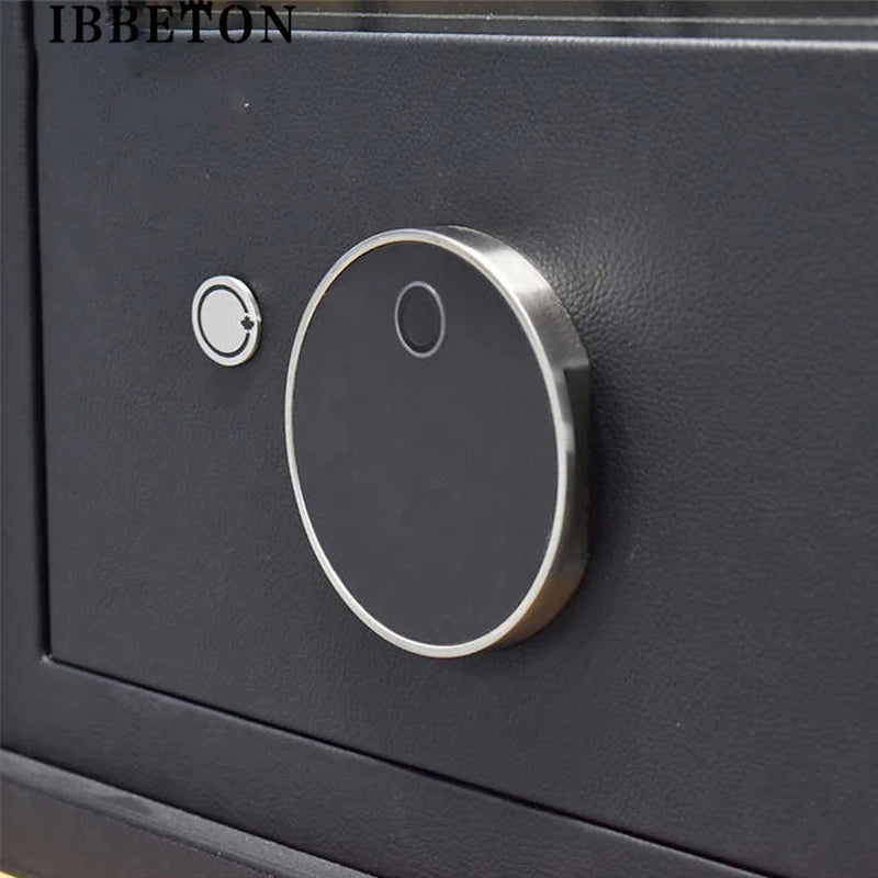 IBBETON Watch Winder Explosion proof glass watch box, safe, mechanical watch safe, watch changer, anti-theft storage cabinet