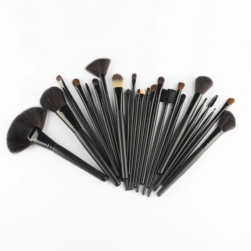 24 makeup brushes full set premium synthetic hair super soft professional grade cosmetics application tools eyebrow brush