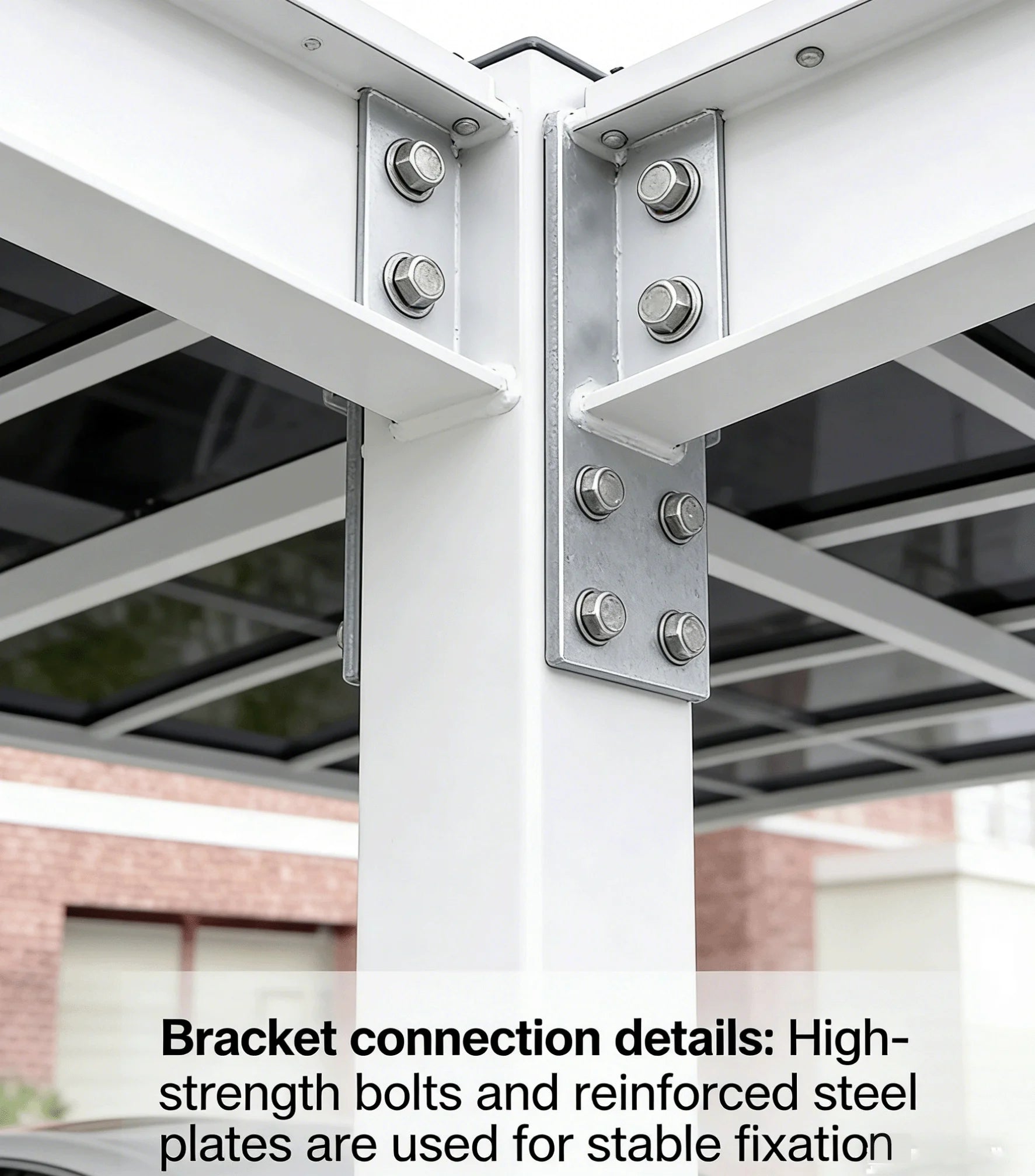 Alloy Parking Custom Villa Car Awning Canopy  Outdoor Car Carport Metal Garage Exterior Sunshade for Aluminium Custom Cars Shed