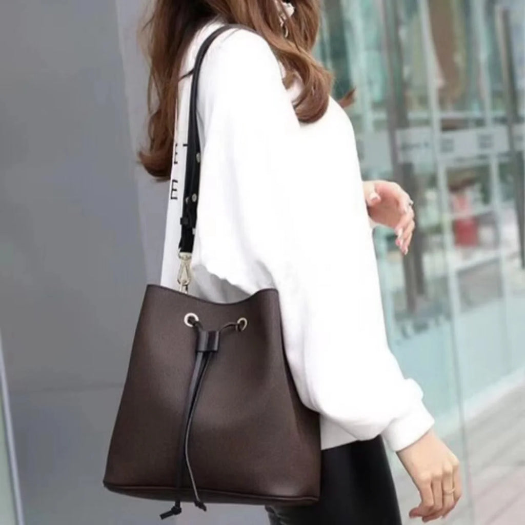 Luxury Totes Message Bags Women Genuine Leather Handbags Fashion Design Top Quality Classic Ladies Shoulder Bag with Hardware