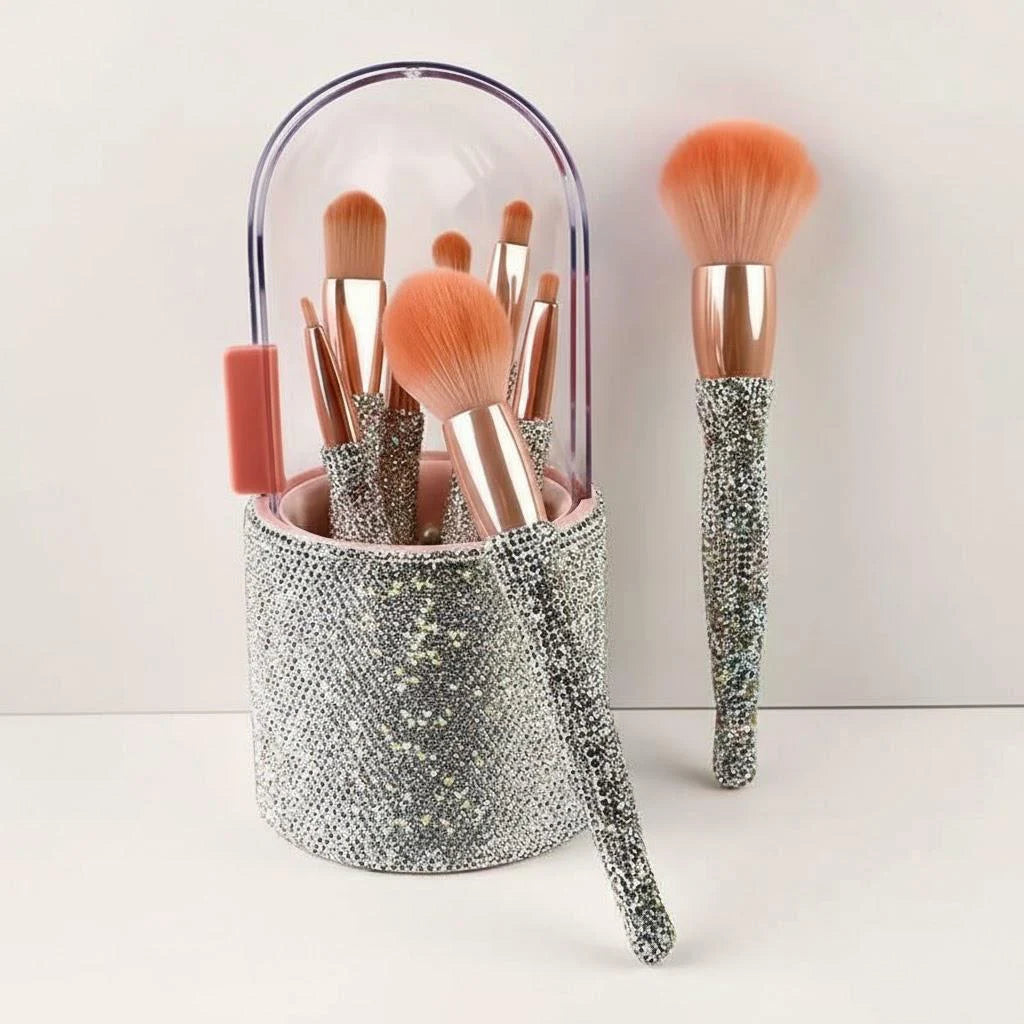 8pcs Professional Synthetic Makeup Brushes Set Powder Concealer Eyeshadow Cosmetic Brush Tools