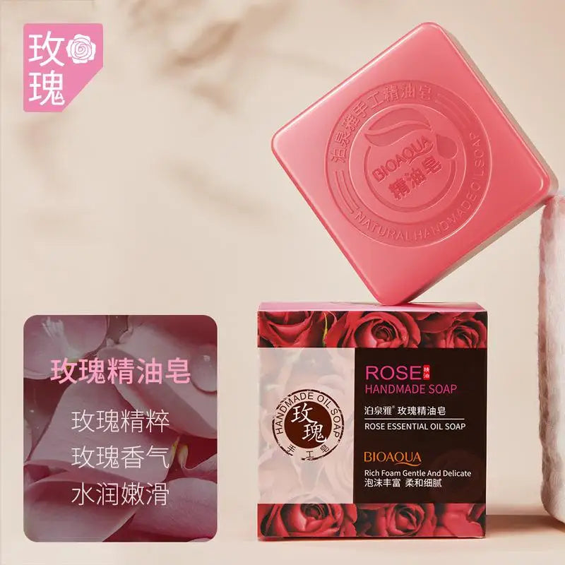 100g Bamboo Charcoal Handmade Soap Skin Moisturizing Deep Cleansing Oil Control Blackhead Remover Face Wash Hair Bath Skin Care