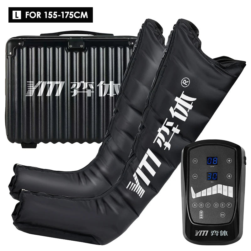 YITI Pressure Therapy Leg Compression Boot Foot Muscle Massager Full-Body Lymphatic Drainage Therapy Machine 8 Chambers