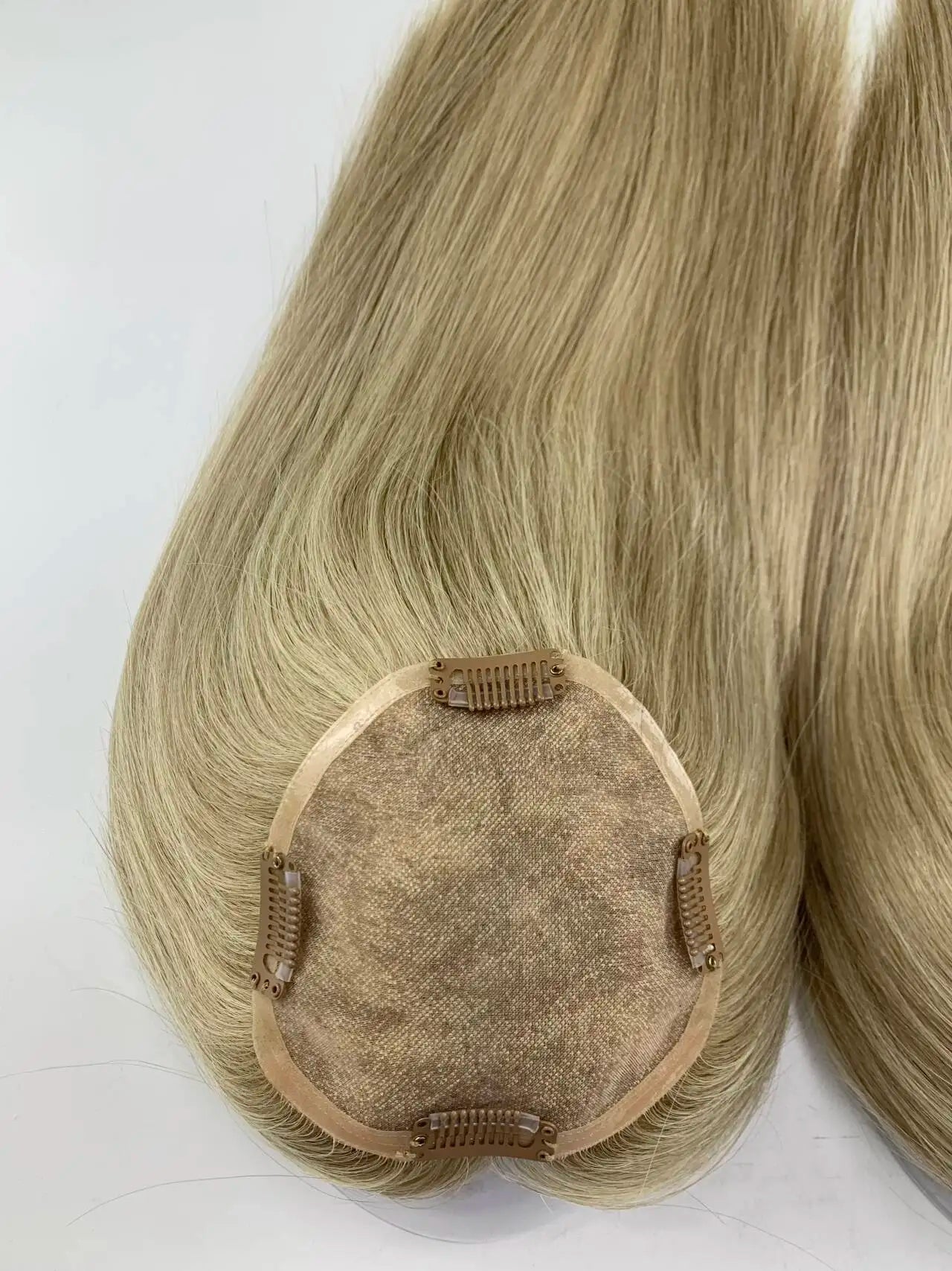 Premium High-Density Topper | Virgin Human Hair | Monofilament Base | No Short Hair | Wide Color & Size Range