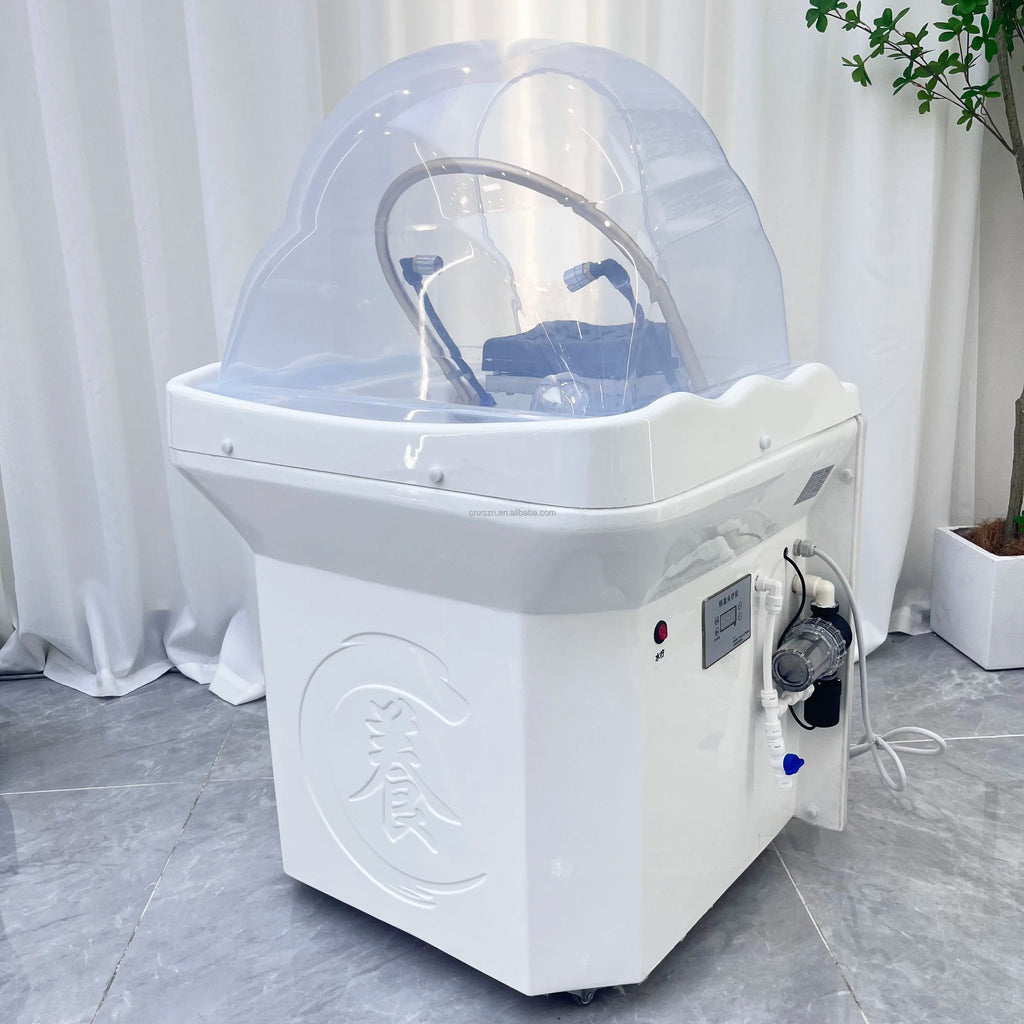 Hair Spa Equipment Head Spa Shampoo Basin Set Massage Multifunctional Fumigable Hydrotherapy Circulating Shampoo Sink