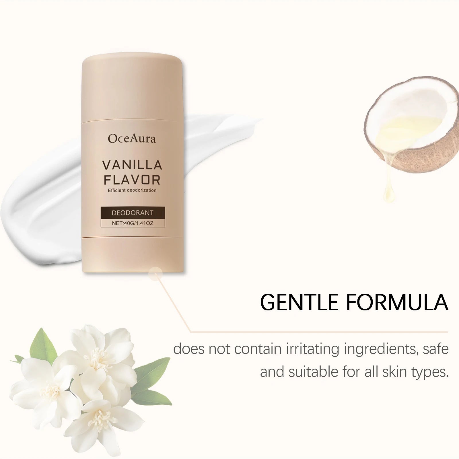 Vanilla Deodorant Antiperspirant Prevent Bad Smell Sweating Odor Remover Refreshing Lasting Fragrance Deodorant Stick Body Care