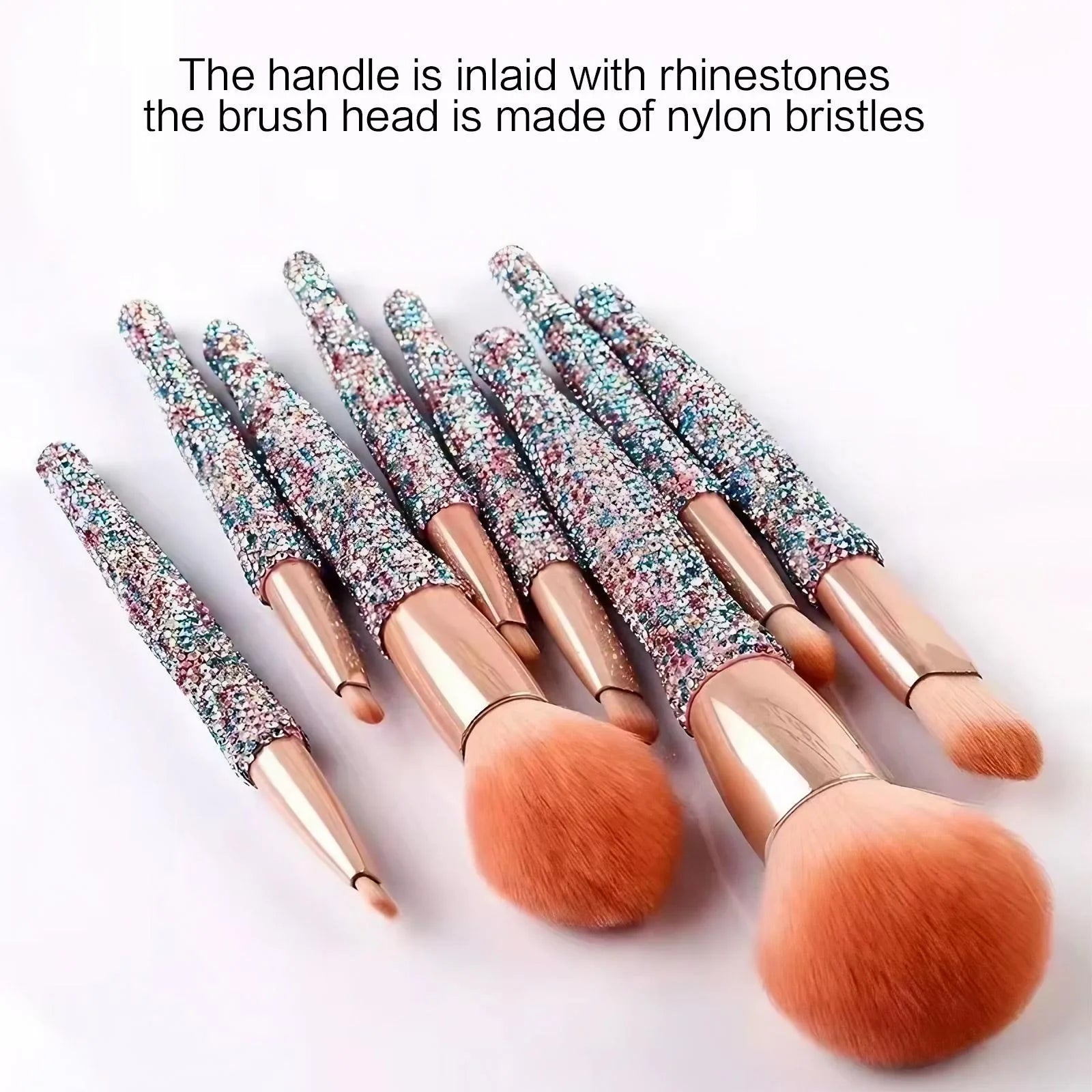 8pcs Professional Synthetic Makeup Brushes Set Powder Concealer Eyeshadow Cosmetic Brush Tools
