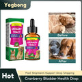 Cranberry Bladder Health Drop Dog Urinary Tract Infection Supplement Bladder Stone Remover Promote Kidney Health Pet Health Care