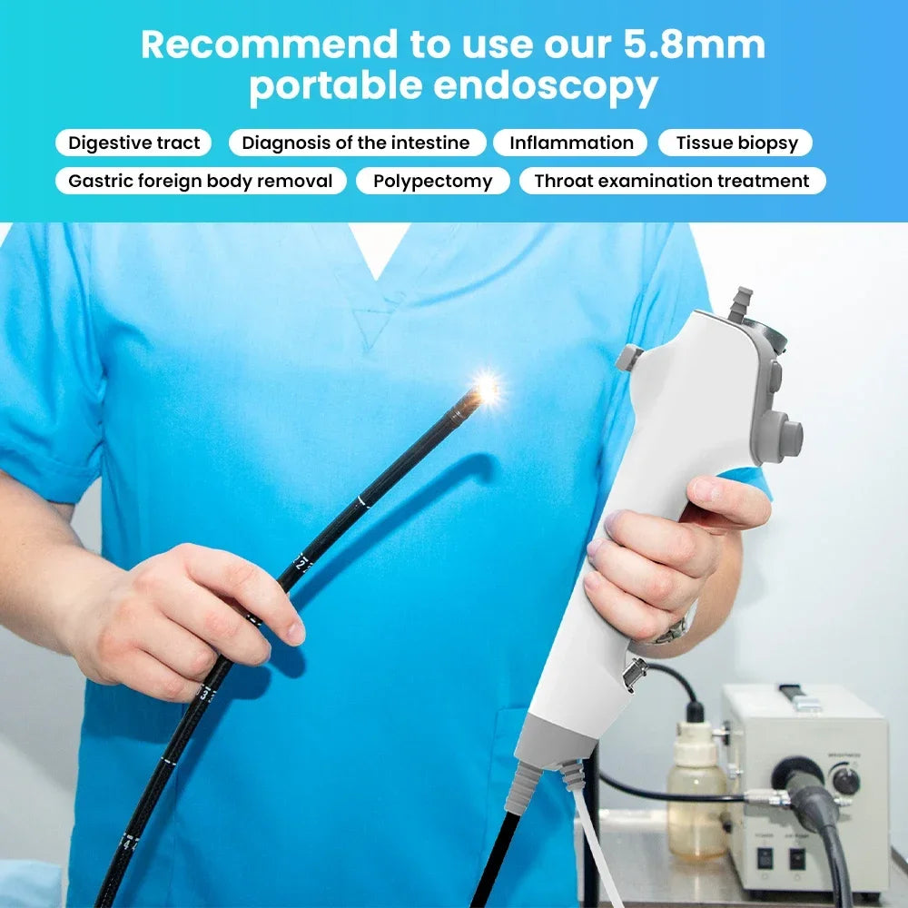 Disposable ENT Veterinary Endoscope Camera Multi-function Flexible Urology Endoscopy Cystoscope For Animal Pet Surgical