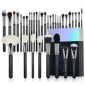 Jessup Makeup Brushes Set Professional 35pcs Premium Synthetic Labeled Make up Brush for Foundation Eyeshadow Concealer Contour