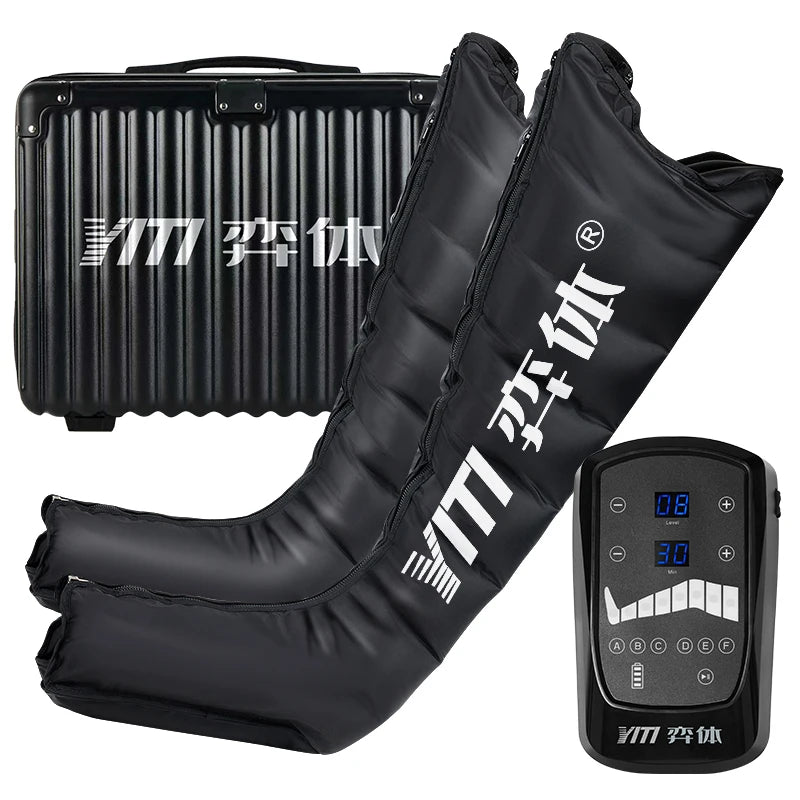 YITI Pressure Therapy Leg Compression Boot Foot Muscle Massager Full-Body Lymphatic Drainage Therapy Machine 8 Chambers