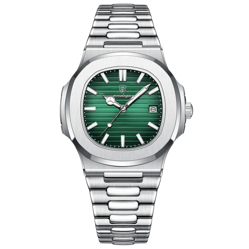 POEDAGAR Top Luxury Brand Man Watch Sports Waterproof Luminous Date Men Wristwatch Square Dial Quartz Men's Watches High Quality