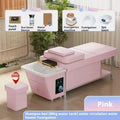 2025 Professional 90L Water Tank Hair Washing Massage Table Shampoo Bowl Bed Spa Heated Head Water Therapy Bed Shampoo Bed