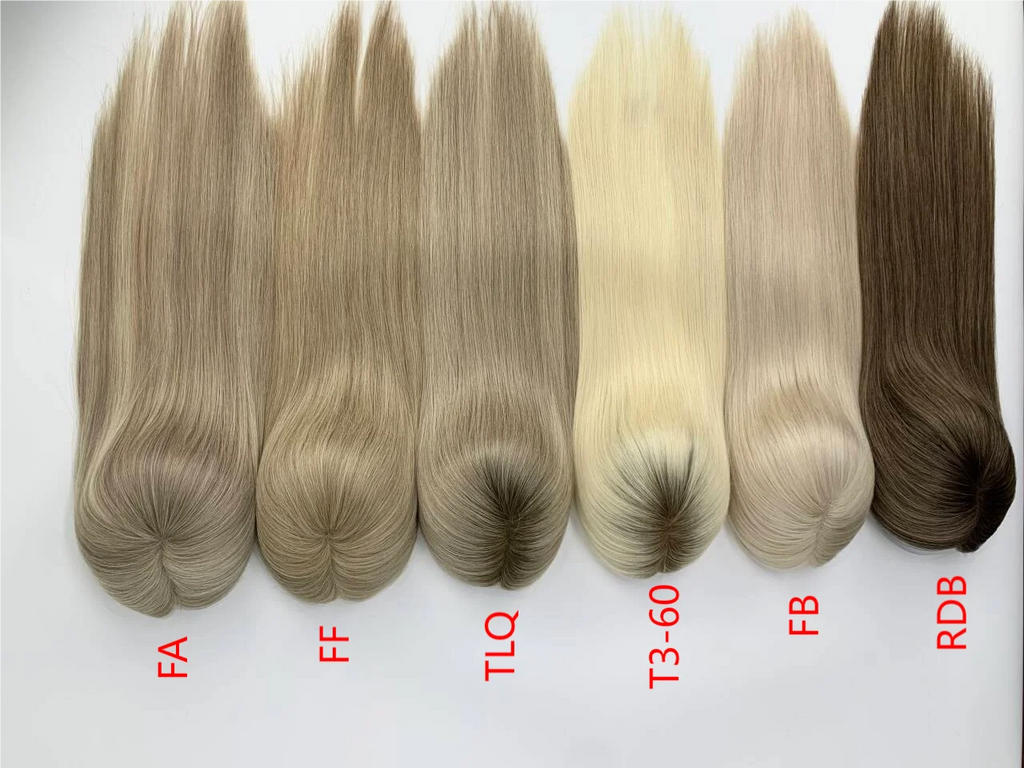 Premium High-Density Topper | Virgin Human Hair | Monofilament Base | No Short Hair | Wide Color & Size Range