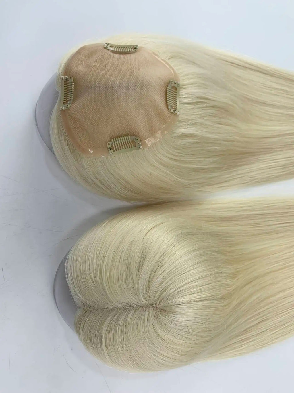 Premium High-Density Topper | Virgin Human Hair | Monofilament Base | No Short Hair | Wide Color & Size Range