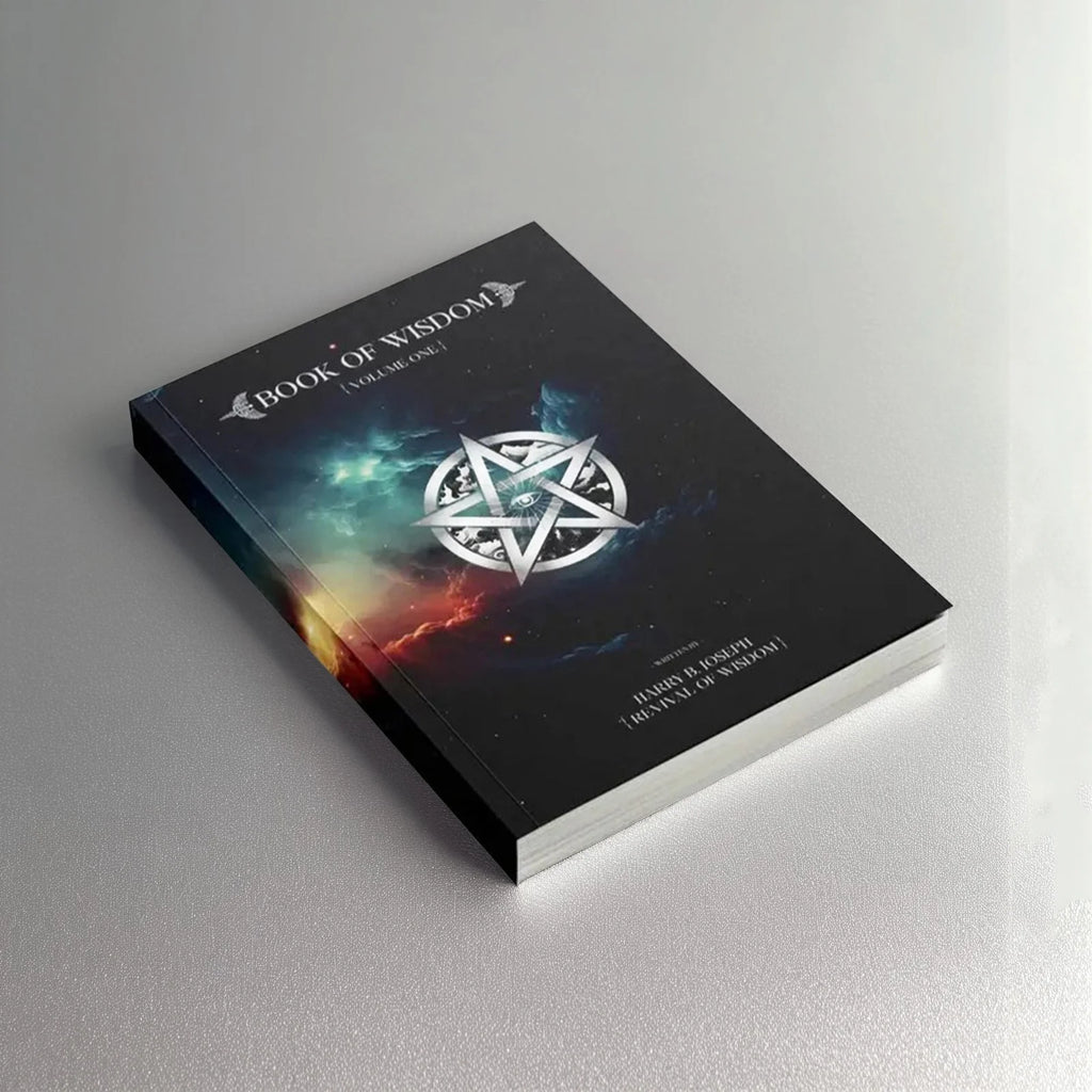Book Of Wisdom With Colorful Pages Philosophical Life Guidance Notebook For Self Reflection And Meditation