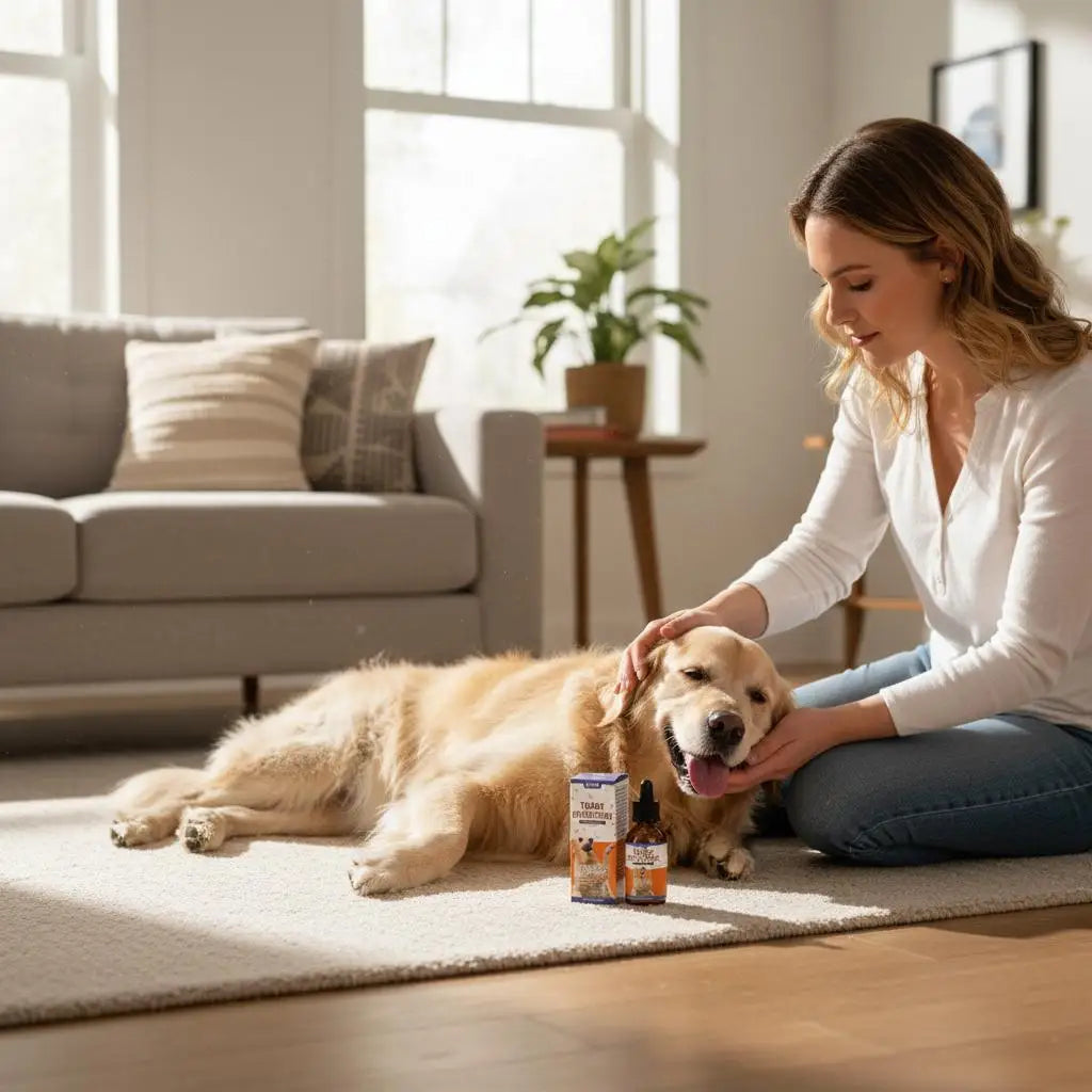 Dog Yeast Infection Treatment Drops Chicken Flavor Herbal Skin Care Relieve Itching Redness Swelling Odor Eliminator For Dogs