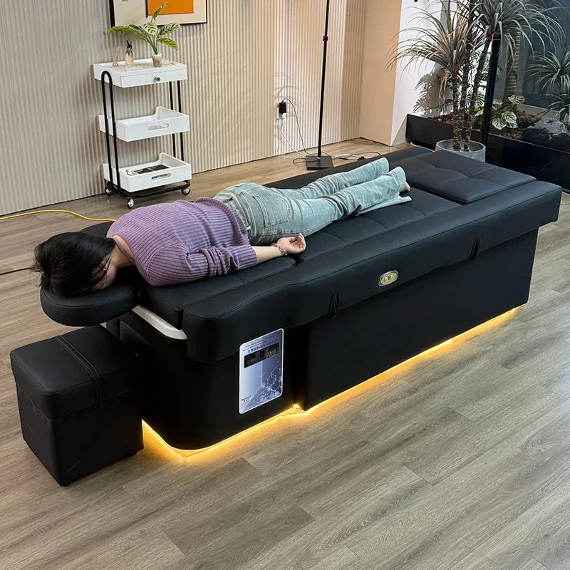 Modern beauty salon Back lift hair washing massage head Foot Spa Pedicure Shampoo Bed